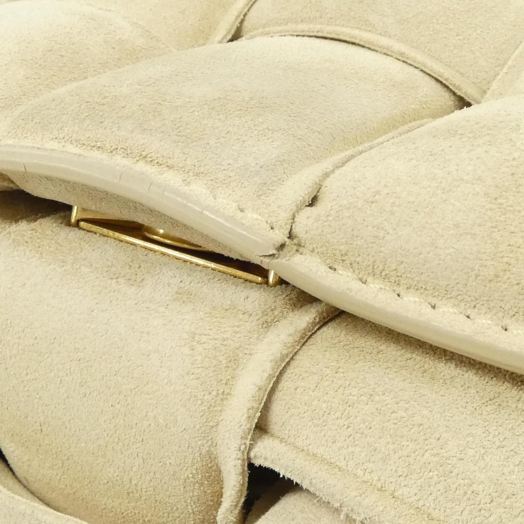 Bottega Veneta Shoulder Bag Suede Beige — view 7