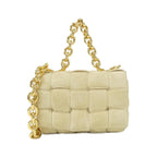 Bottega Veneta Shoulder Bag Suede Beige