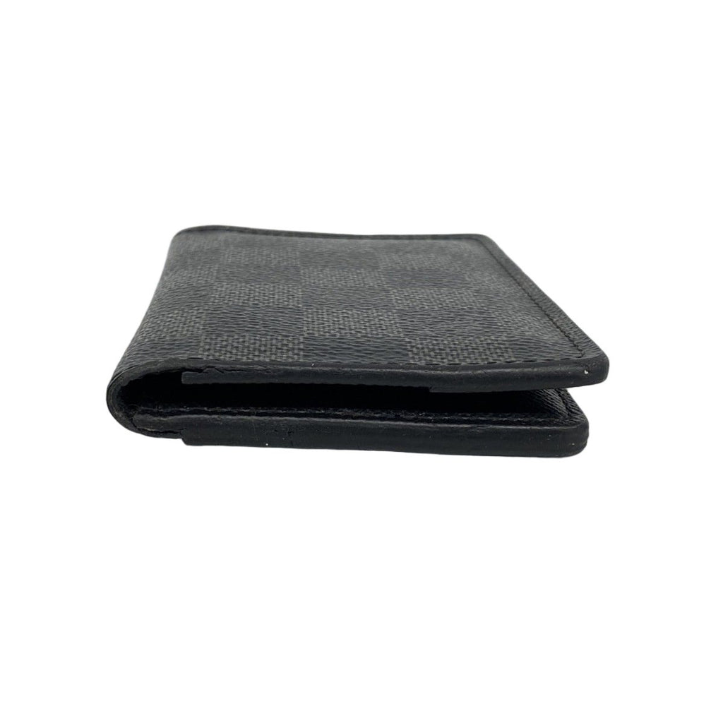 Louis Vuitton Card Case Damier Graphite Organizer de Poche Black Gray — view 2