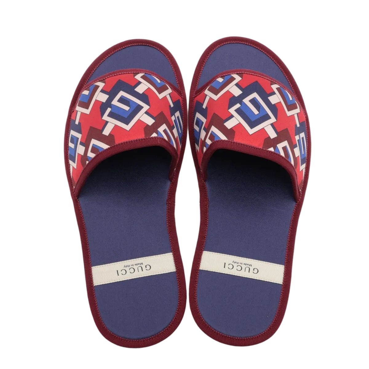 Gucci Geometric Travel Set Eye Mask Slippers Air Pillow Pouch — view 2