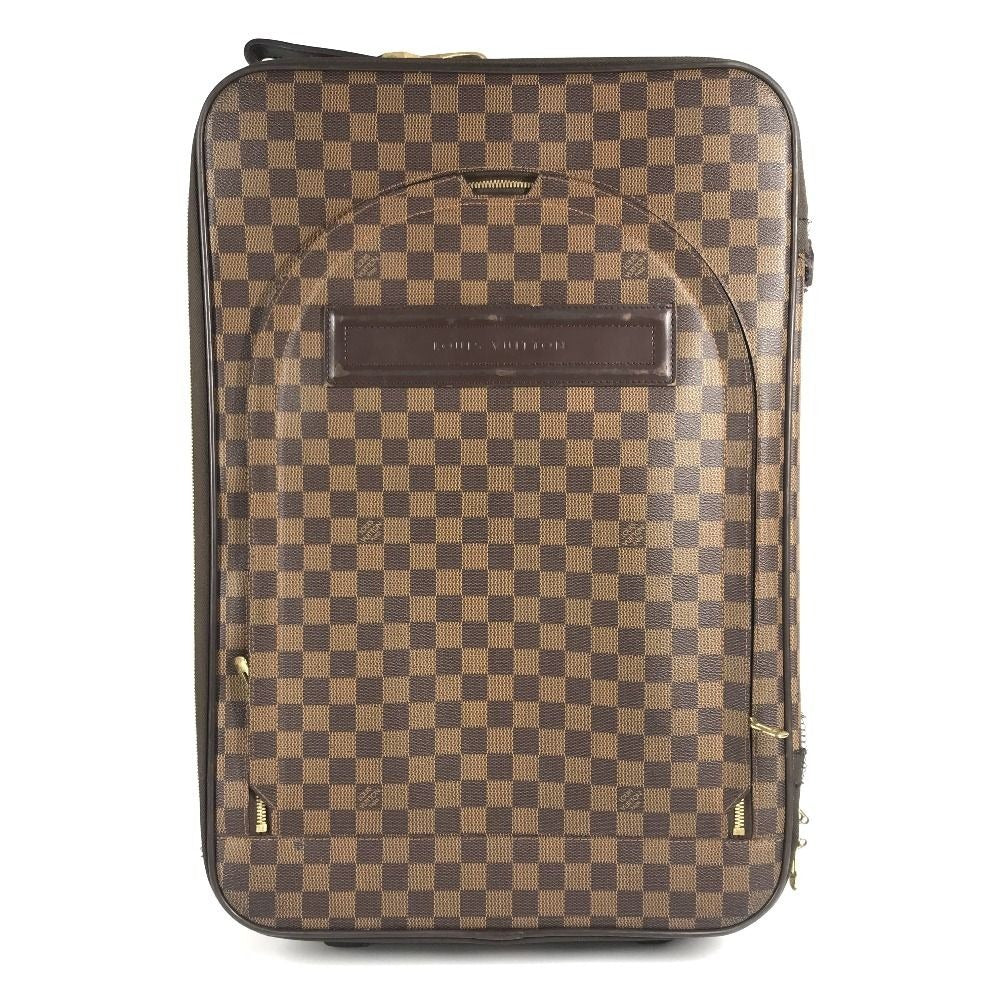 Louis Vuitton Carry Bag Vegas 55 Damier Canvas Ebene Brown
