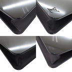 Louis Vuitton Plastic Leather Black Silver Hardware Handbag 0745 — view 6