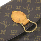 Louis Vuitton Shoulder Bag Monogram Saint-Cloud Cracks in the Folds Inside — view 6
