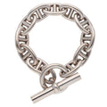 Hermes Chaine D'ancre TGM Silver Bracelet