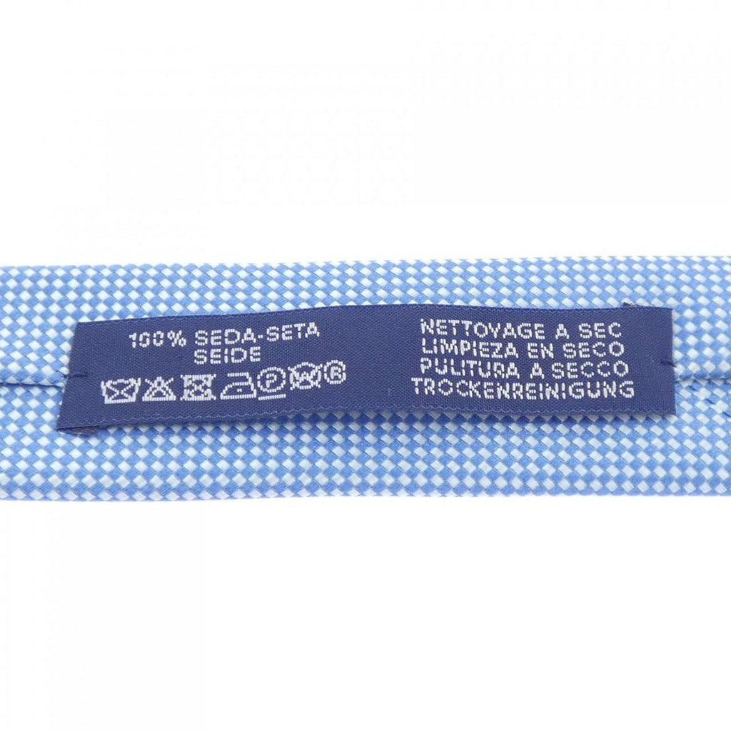 Hermes Necktie Tie Ties Blue — view 3
