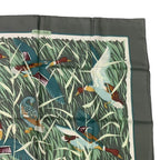 Hermes Scarf Carre 90 Cols Verts Silk Green — view 3