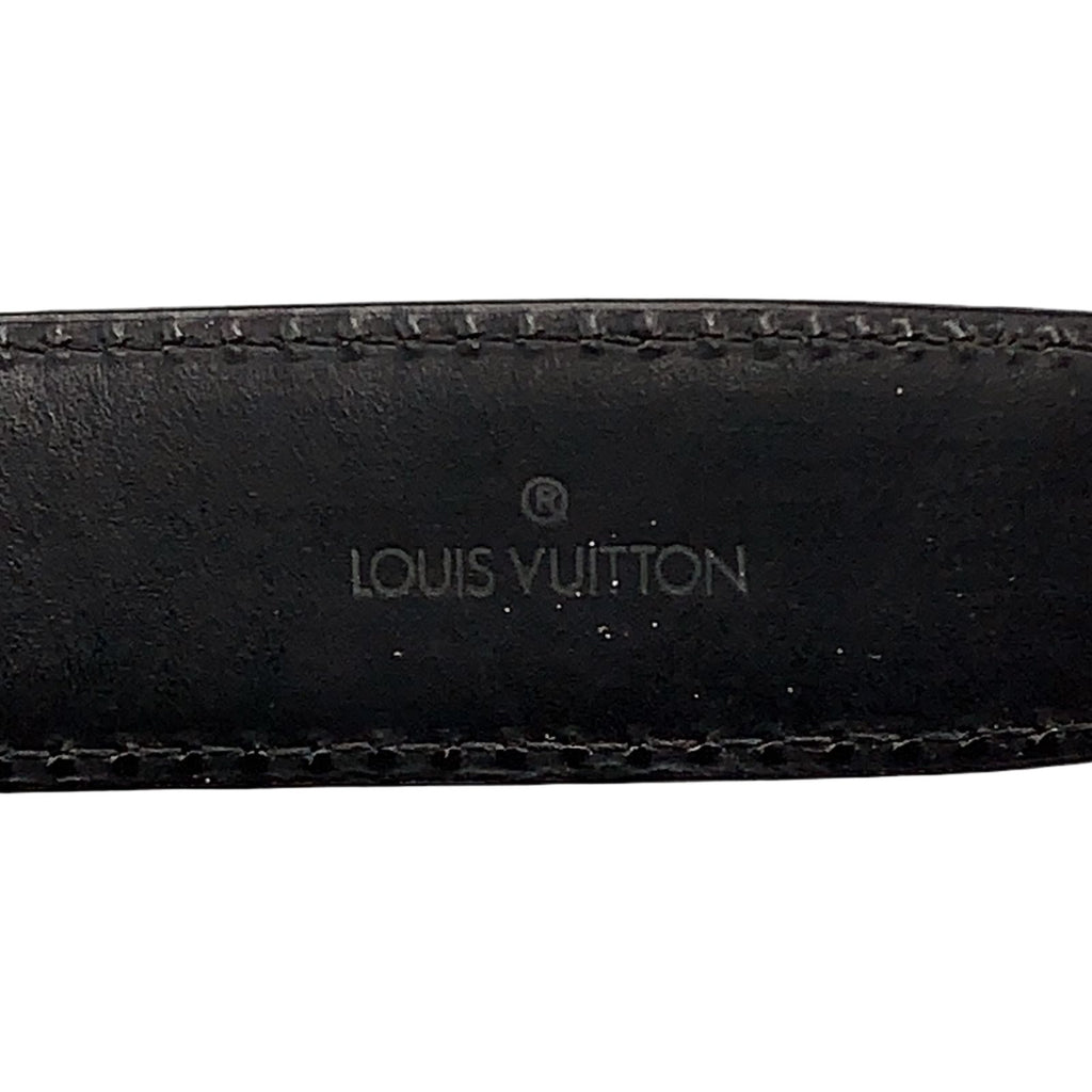 Louis Vuitton Ceinture Classic Epi Unknown Leather Black Belt Gold — view 2
