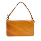 Louis Vuitton Lexington Monogram Vernis Leather Enamel Orange Yellow Beige