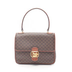 Celine Handbag Macadam Da-ninebrown Leather Car — view 2