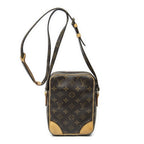 Louis Vuitton Danube Brown Monogram Canvas Shoulder Bag — view 5
