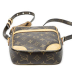 Louis Vuitton Danube Brown Monogram Canvas Shoulder Bag — view 6
