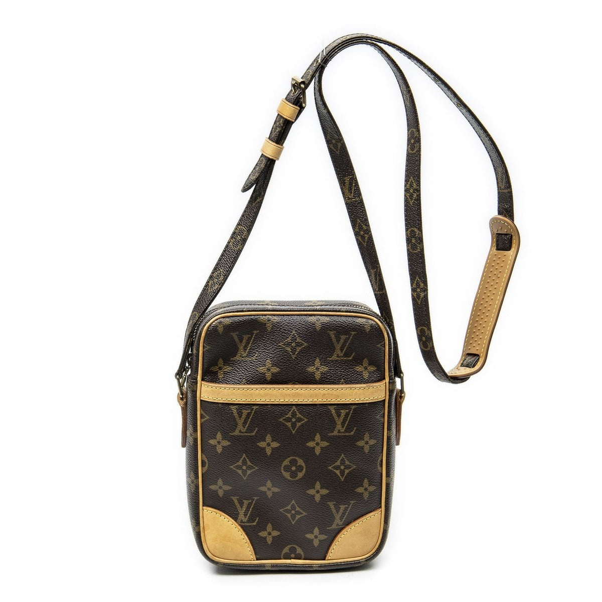 Louis Vuitton Danube Brown Monogram Canvas Shoulder Bag