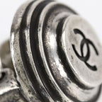 Chanel Coco Mark Metal Silver 99 P 11.7 g Earrings — view 7