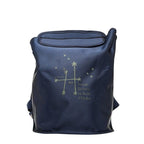 Hermes Sherpa Travel Around the Stars Exhibition Backpack Navy Nylon