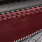 Chanel Shoulder Bag Quilted Black Lambskin Push — view 4