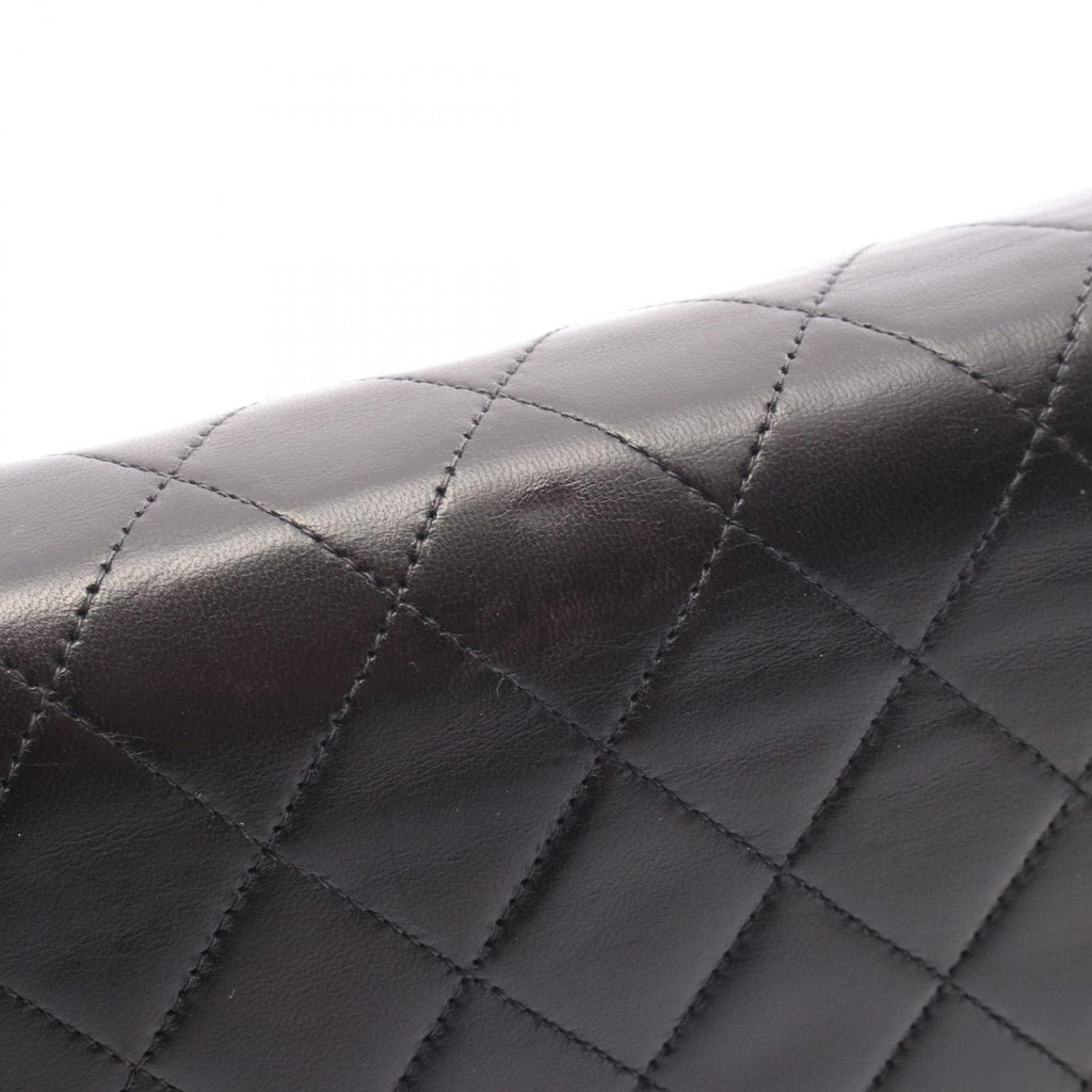 Chanel Shoulder Bag Quilted Black Lambskin Push — view 7