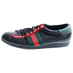 Gucci Sherry Line Leather Low Cut Sneakers Black
