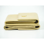 Chanel Coco Mark Button Trifold Fold Wallet Compact — view 4