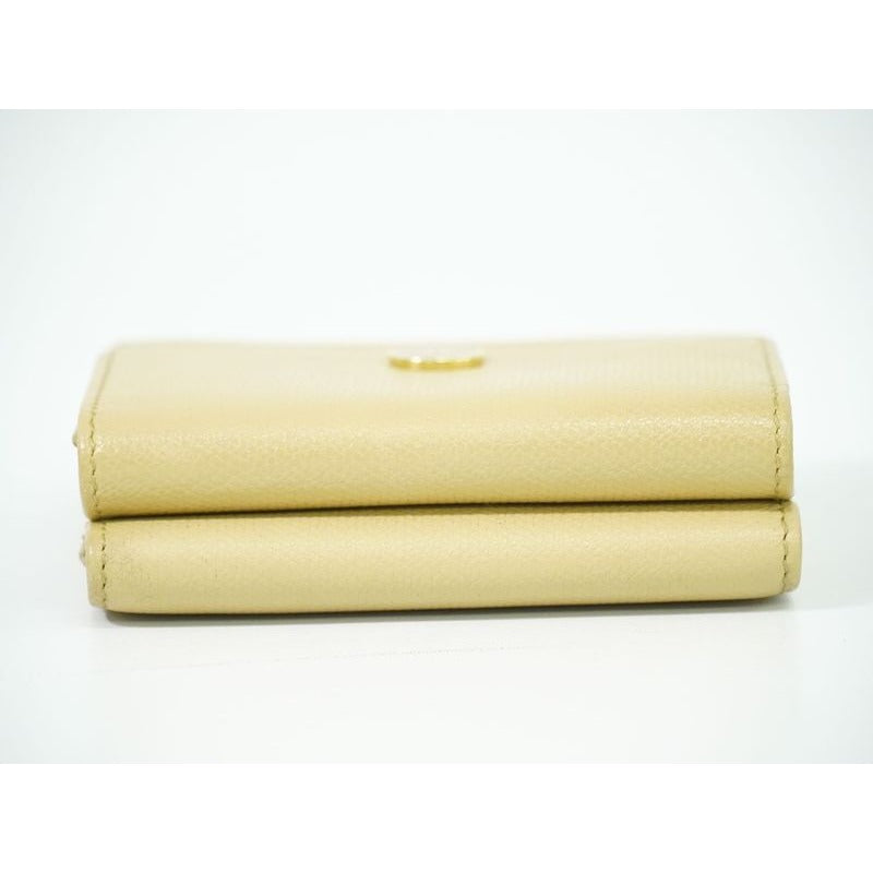 Chanel Coco Mark Button Trifold Fold Wallet Compact — view 5