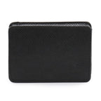 Louis Vuitton Taiga Coin Purse Square Leather Ardoise Black