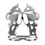Hermes Scarf Ring 70 Brid De Gala Silver Color Small Accessories — view 2