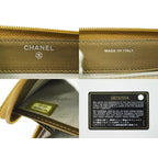 Chanel Coco Mark Round Zipper Long Wallet Caviar Leather — view 9