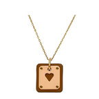 Hermes Necklace Asieur de Coeur PM Pink
