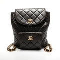 Chanel Backpack Lambskin Duma Quilted