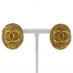 Chanel Coco Mark Vintage Gold Plated 14.0 g Earrings — view 2