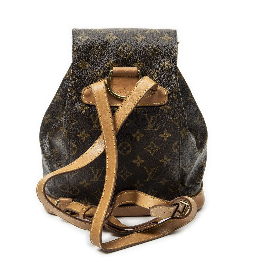 Louis Vuitton Montsouris Brown Monogram Canvas Shoulder Bag — view 5