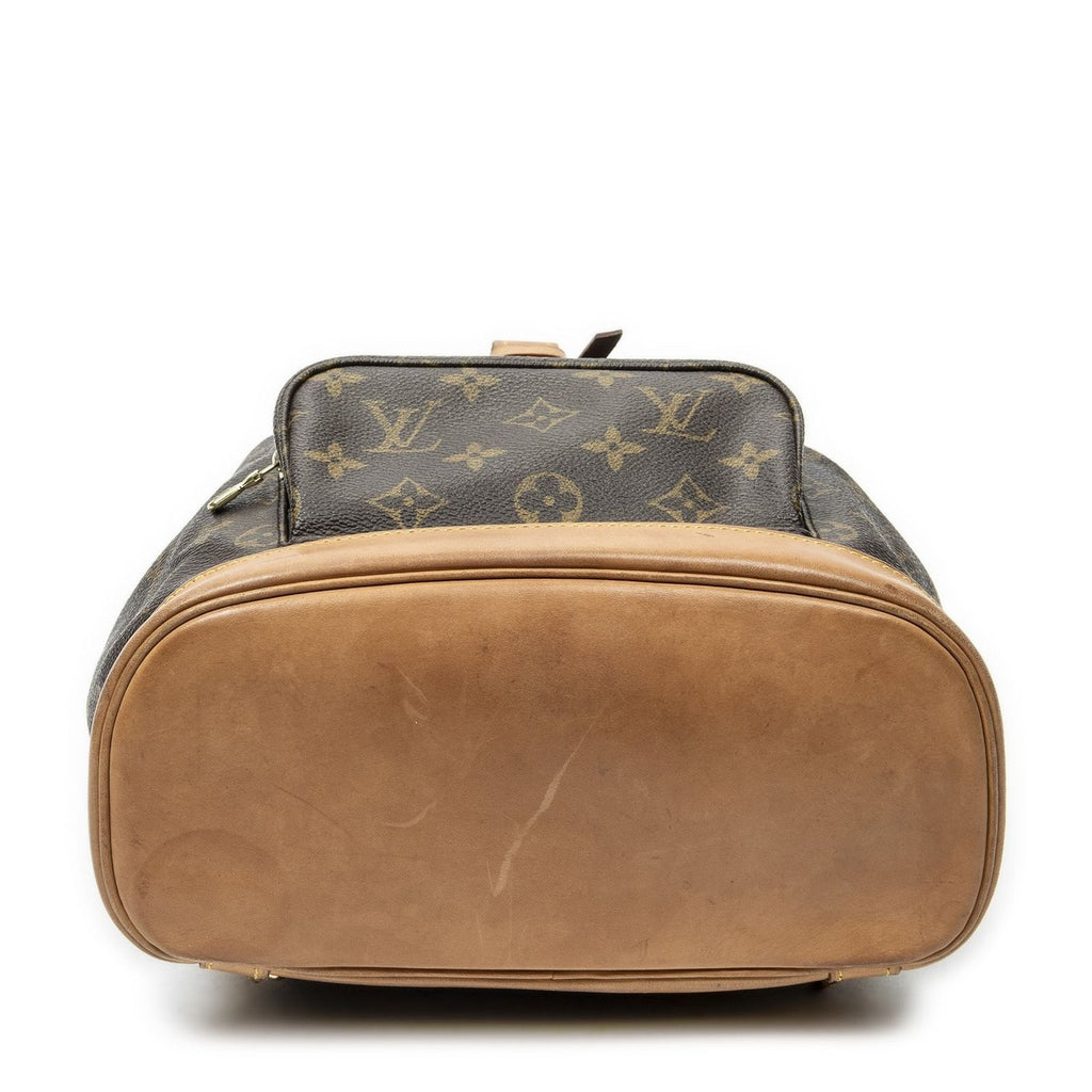 Louis Vuitton Montsouris Brown Monogram Canvas Shoulder Bag — view 6