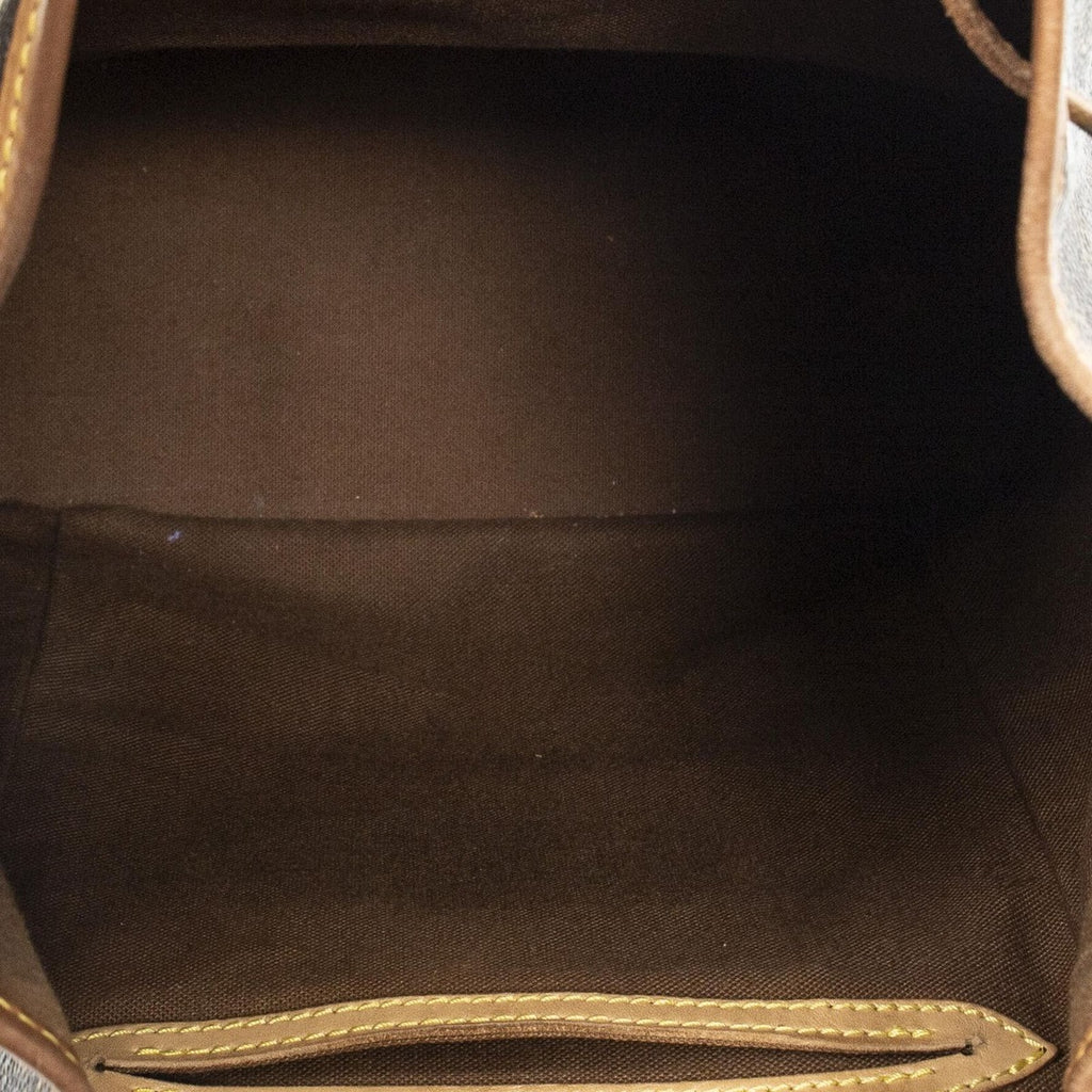 Louis Vuitton Montsouris Brown Monogram Canvas Shoulder Bag — view 9