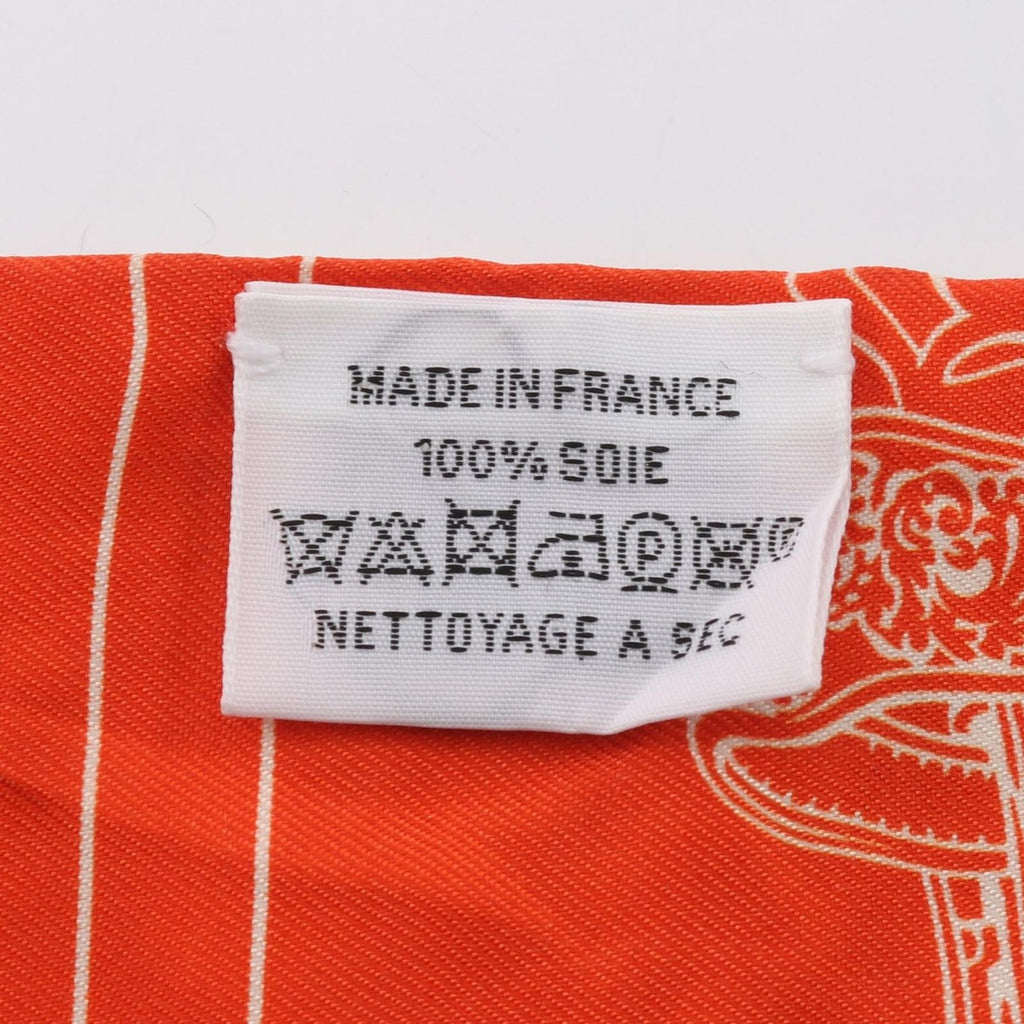 Hermes Scarf Twill Brides de Gala en Fleurs Silk — view 5
