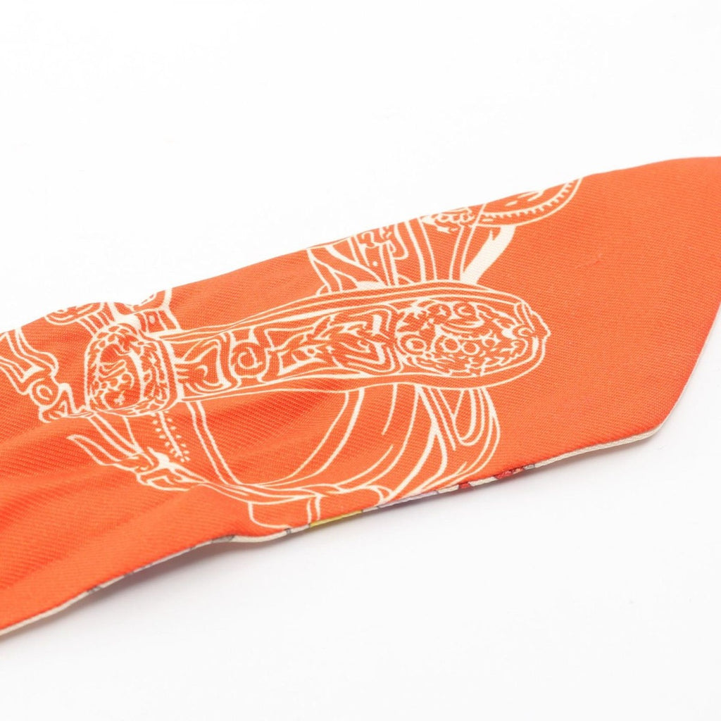 Hermes Scarf Twill Brides de Gala en Fleurs Silk — view 8