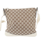 Gucci GG Canvas Leather Shoulder Bag Crossbody Hand Tote — view 2
