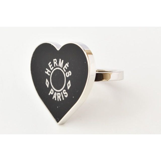 Hermes Scarf Ring Holder 2020 Valentine Collection Heart Shape Cu — view 2