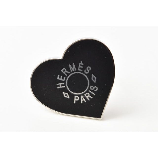 Hermes Scarf Ring Holder 2020 Valentine Collection Heart Shape Cu — view 3