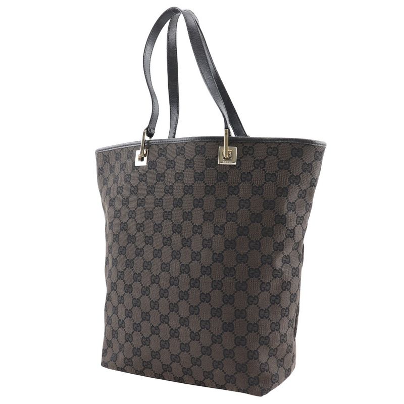 Gucci 002.1098 GG Canvas Brown Tote Bag — view 2