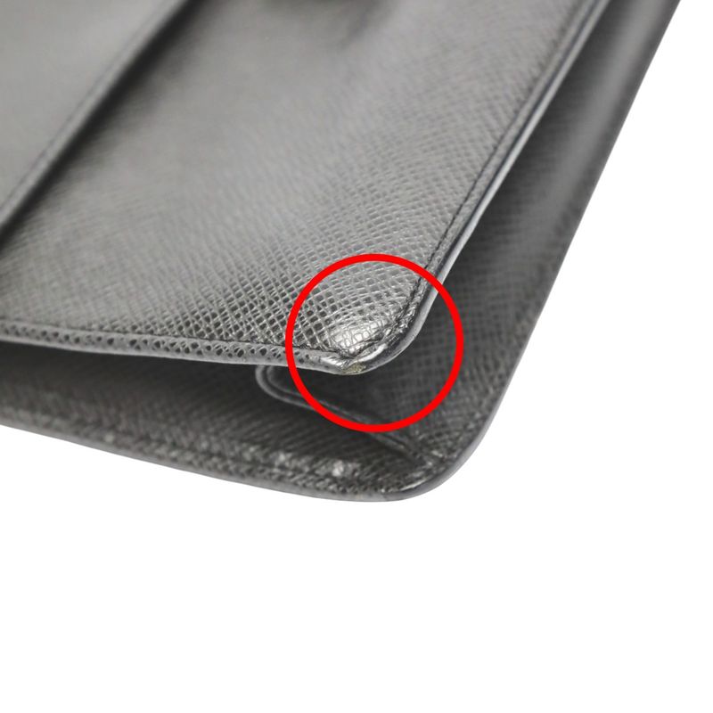 Louis Vuitton Taiga Clutch Bag Serenga Black — view 7