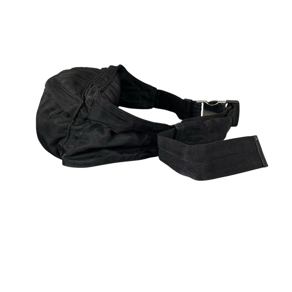 Prada Shoulder Bag Sapphia Leather Bag Black Triangle Logo — view 2