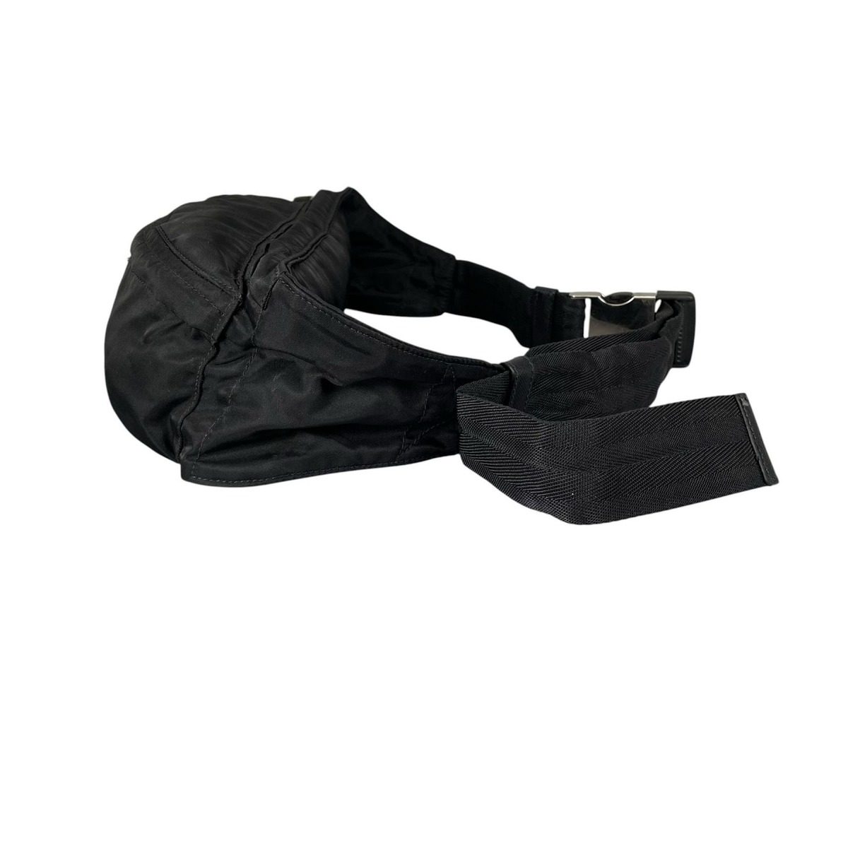 Prada Shoulder Bag Sapphia Leather Bag Black Triangle Logo — view 2