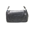 Chanel Jumbo CC Logo Leather Shoulder Bag