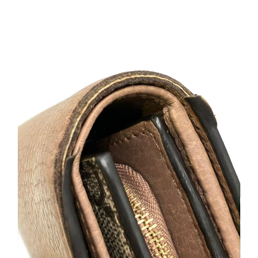 Gucci Bifold Wallet GG Marmont Brown — view 8