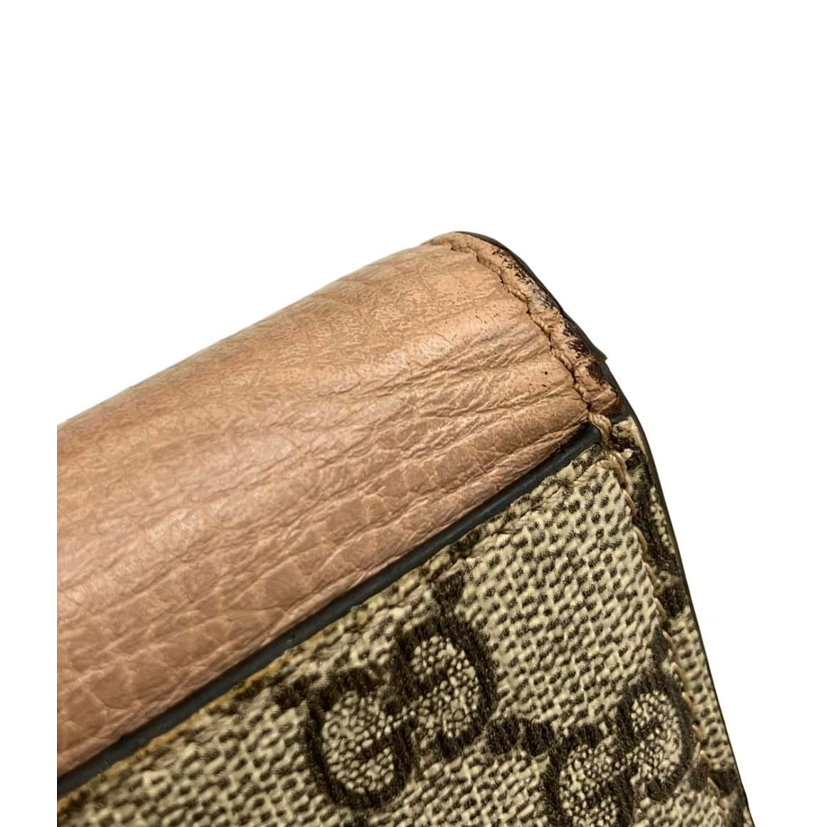 Gucci Bifold Wallet GG Marmont Brown — view 9