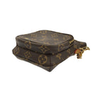 Louis Vuitton Monogram Utility Crossbody Shoulder Bag Brown Marron — view 4