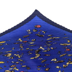 Hermes Pleated Scarf Silk Insect Pattern Navy — view 4