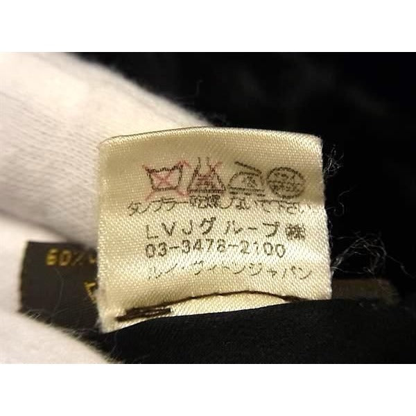 Louis Vuitton Scarf Monogram Echarpe Brule Black 60% Rayon 25% Cupro 15% Silk — view 7