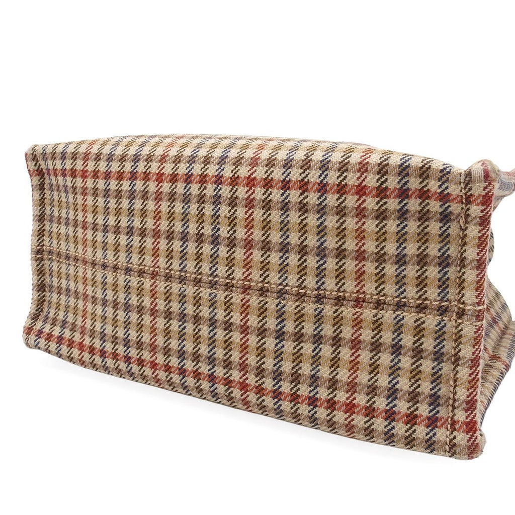 Celine Triomphe Small Cabas Thais Brown Multicolor Tweed Leather 2-Way — view 3