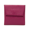 Hermes Bastia Coin Purse Rose Purple Chevre