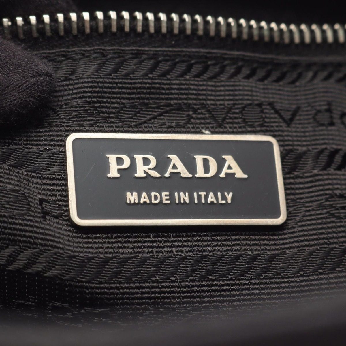 Prada Shoulder Bag Tessuto Easy Black Nylon Leather Triangle Logo — view 4